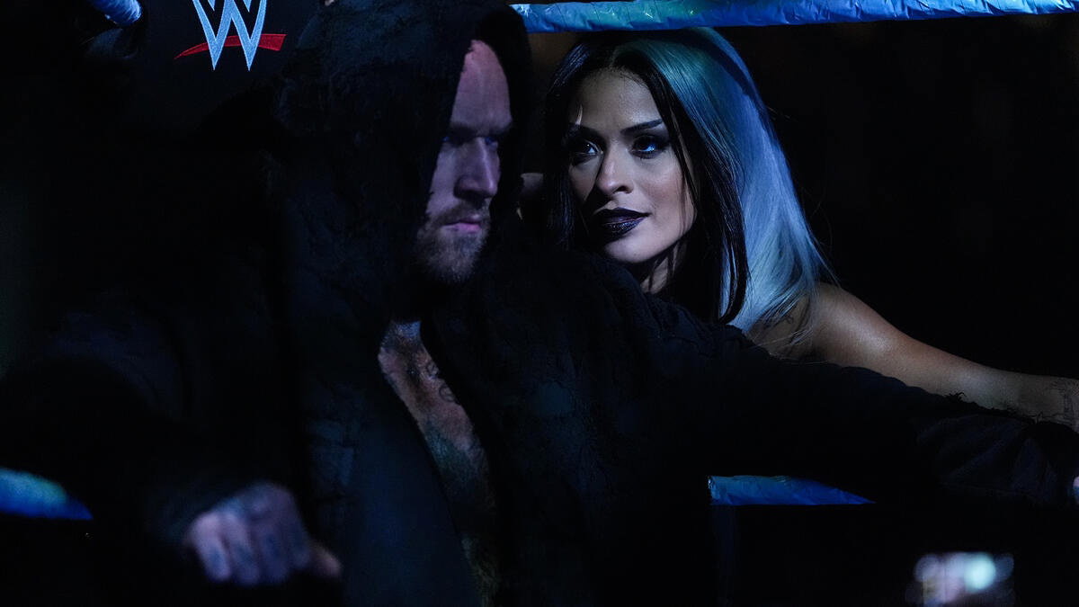 Zelina Vega and Aleister Black in WWE