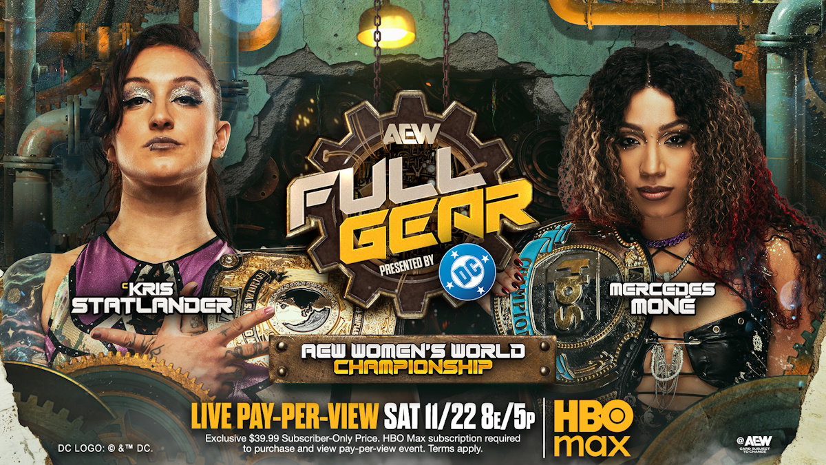 AEW Full Gear graphic for Mercedes Mone vs. Kris Statlander