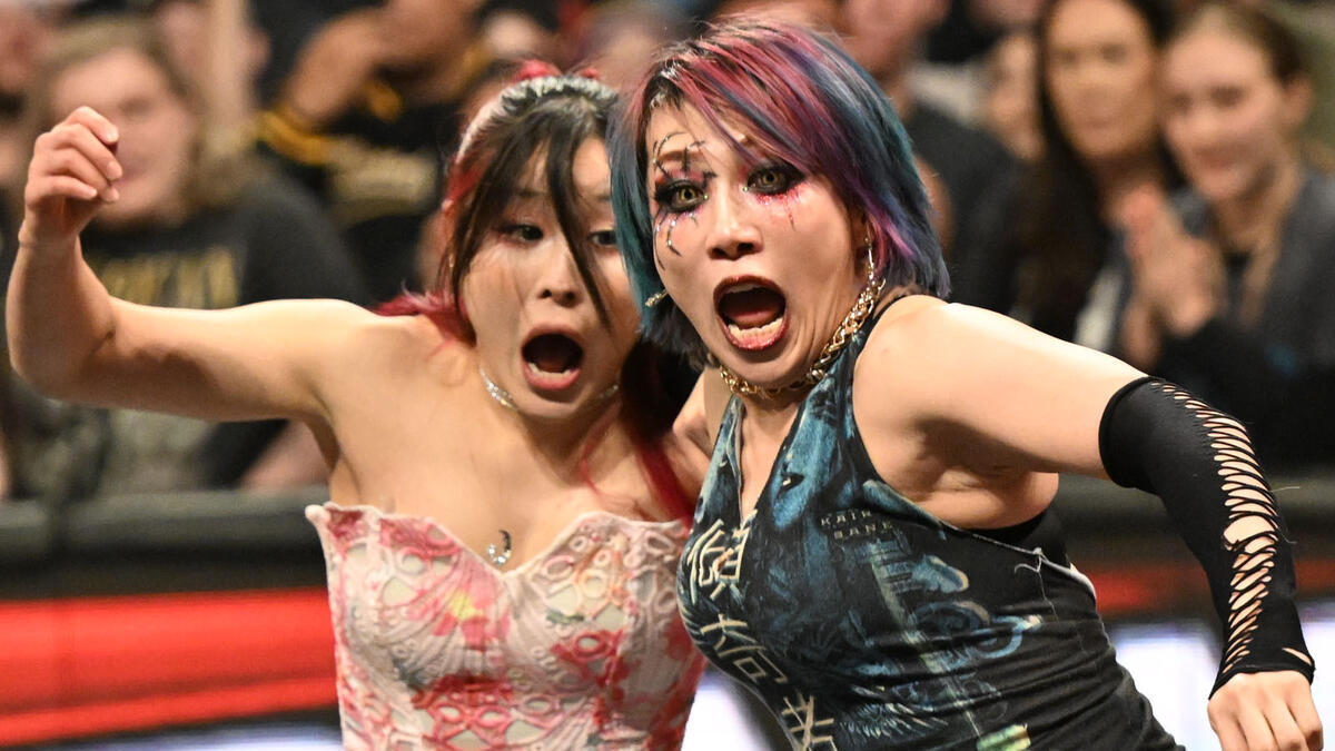 Asuka and IYO SKY on WWE Raw