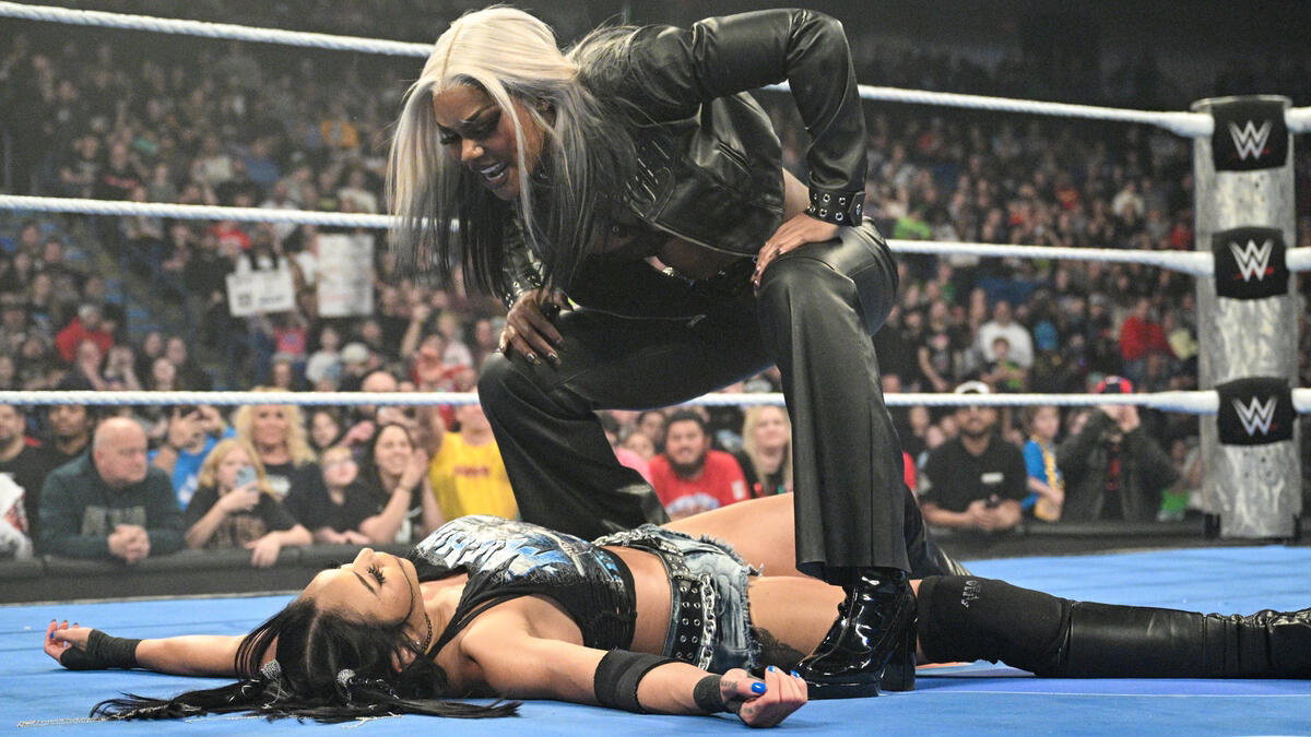 WWE stars Jade Cargill and Michin