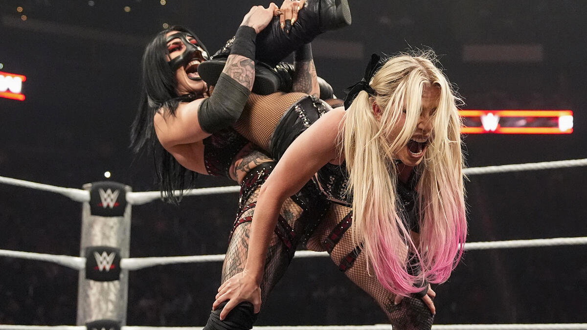 WWE's Rhea Ripley and Alexa Bliss