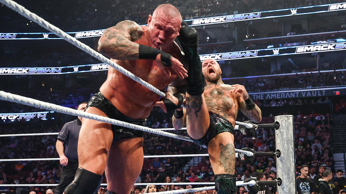 WWE stars Randy Orton and Aleister Black