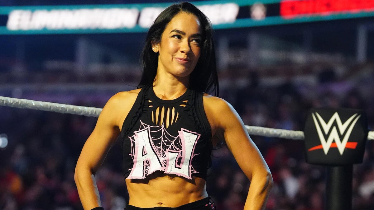 WWE's AJ Lee at Elimination Chamber 2026
