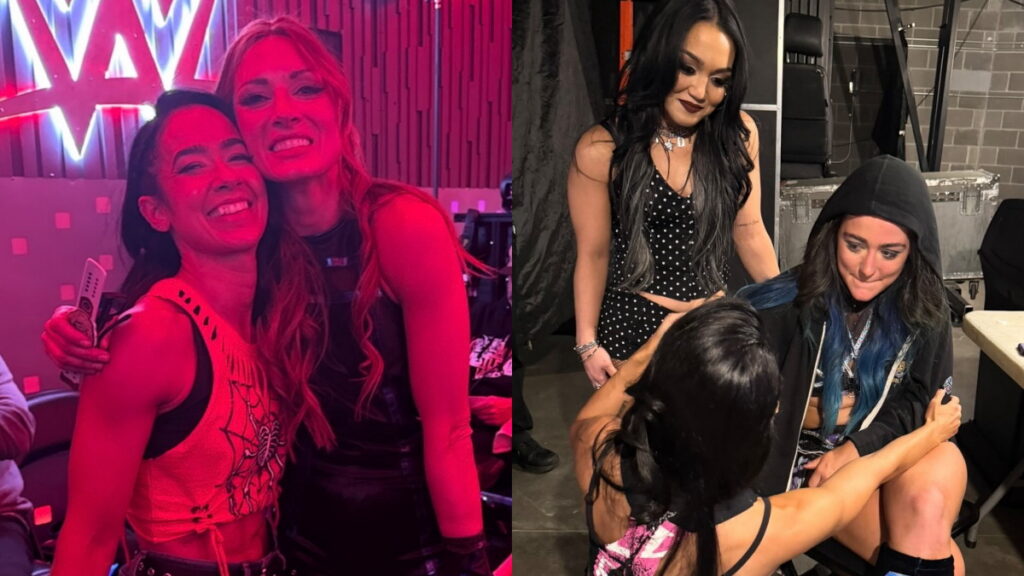AJ Lee Breaks Character To Thank Becky Lynch & Others Following WWE WrestleMania Return