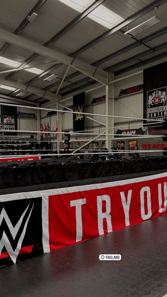 WWE Recruit IG Stories WWE tryout at the NXT UK PC