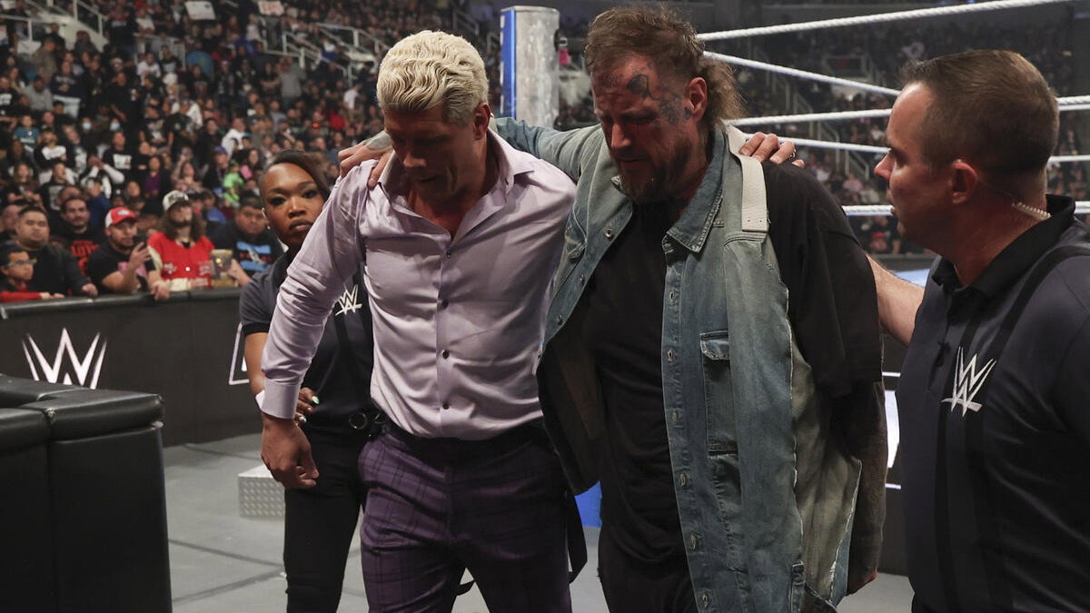 Cody Rhodes and Jelly Roll on WWE SmackDown