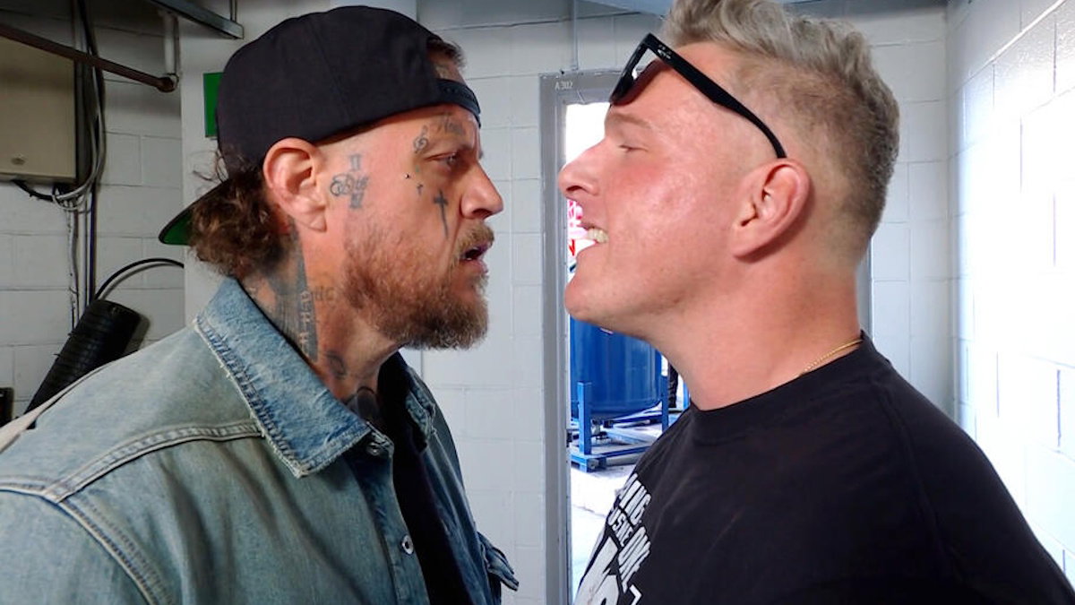 Jelly Roll and Pat McAfee on WWE SmackDown