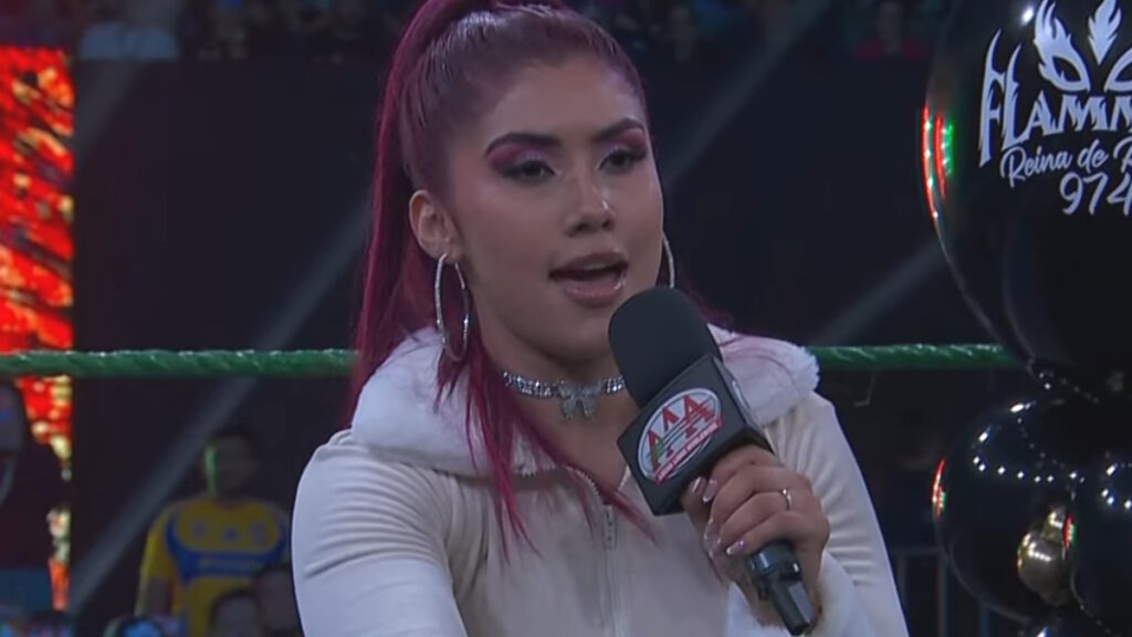 La Catalina Joins WWE AAA, Interrupts Flammer’s Championship Celebration