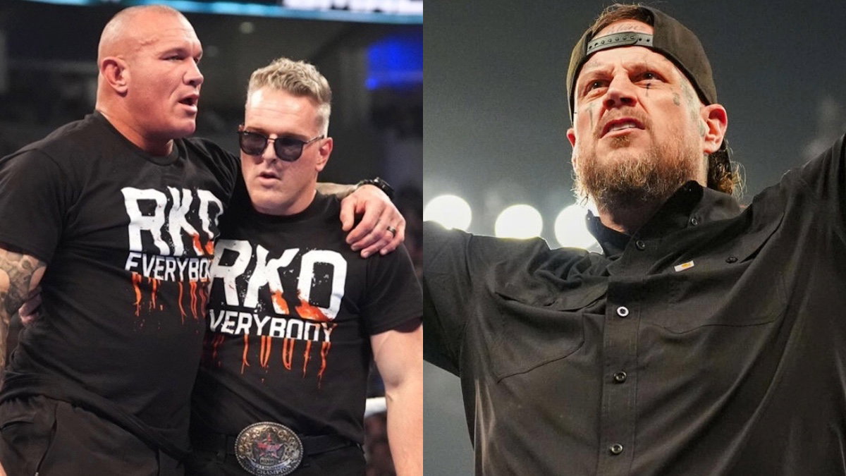 WWE's Randy Orton and Pat McAfee alongside Jelly Roll