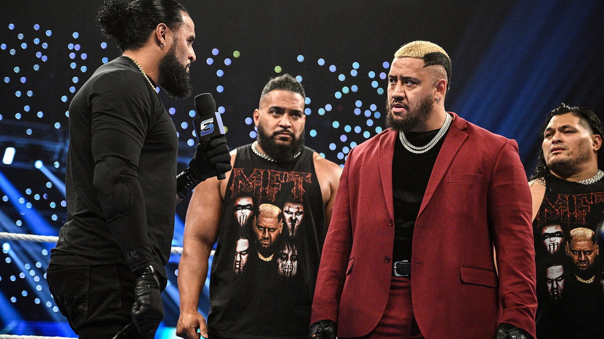 WWE's MFTs (Solo Sikoa, Tama Tonga, Tonga Loa and JC Mateo)