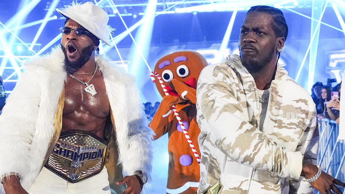 Trick Williams and Lil Yachty in WWE