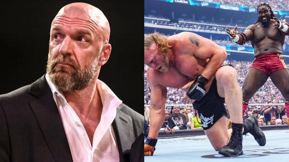 ‘Holy S**t!’ – WWE’s Triple H Comments On Oba Femi Defeating Brock Lesnar At WrestleMania 42