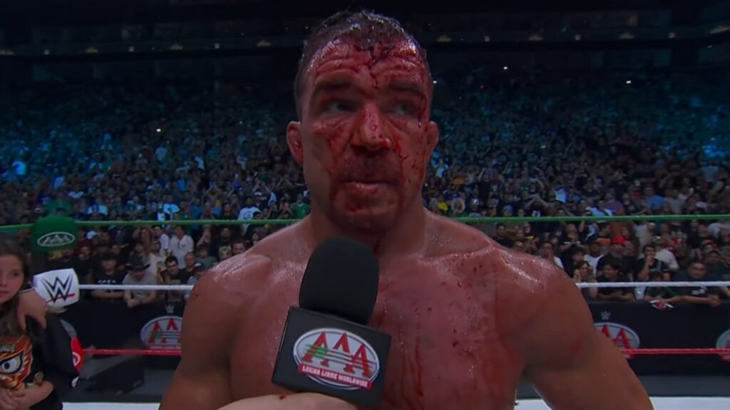 Original El Grande Americano Unmasked As Chad Gable After Mask Vs. Mask Defeat At WWE AAA Noche De Los Grandes