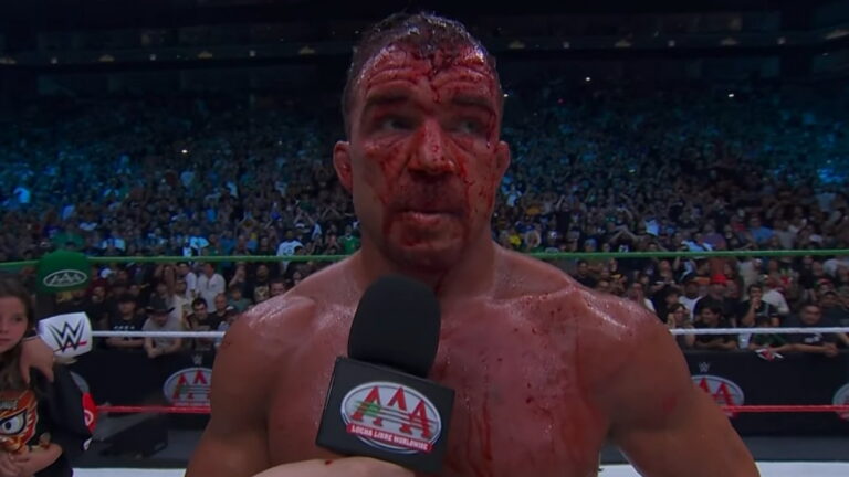 Original El Grande Americano Unmasked As Chad Gable After Mask Vs. Mask Defeat At WWE AAA Noche De Los Grandes