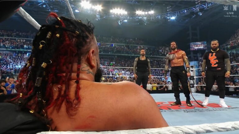 Roman Reigns Defeats Jacob Fatu In Tribal Combat At WWE Clash In Italy, Jacob Must Fall In Line With The Bloodline