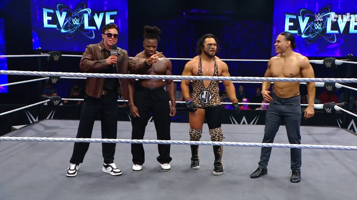 The Mog Squad Debuts On WWE Evolve Featuring Max Abrams, Jacari Ball, CJ Valor & Santi Rivera