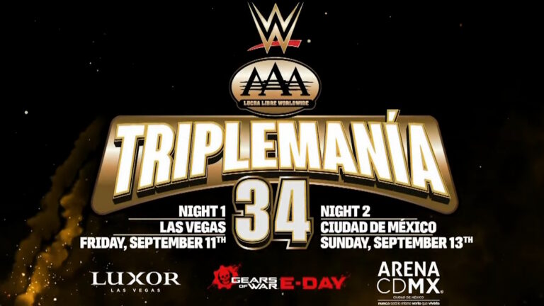 WWE AAA Mega Championship Match Confirmed For TripleMania 34 Night Two
