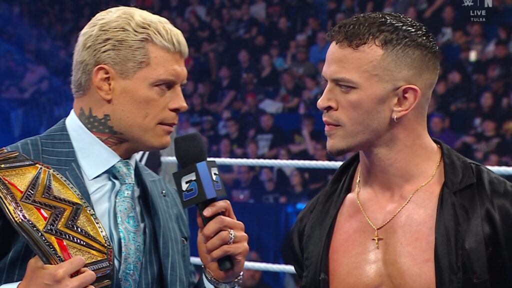 WWE Champion Cody Rhodes Cleared To Return, Confronted By Ricky Saints On SmackDown