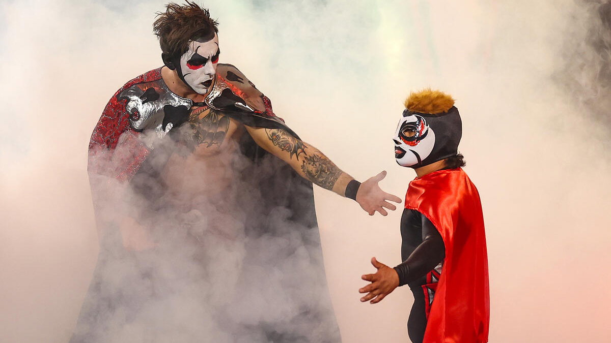 WWE’s Lince Dorado Created Minihausen Mask For Danhausen Tag-Team Match At Backlash 2026