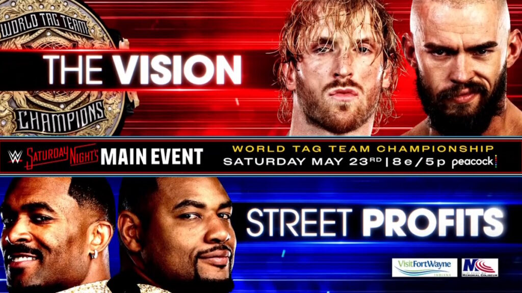 Penta Vs. Ethan Page, The Vision’s Logan Paul & Austin Theory Vs. Street Profits Added To WWE Saturday Night’s Main Event