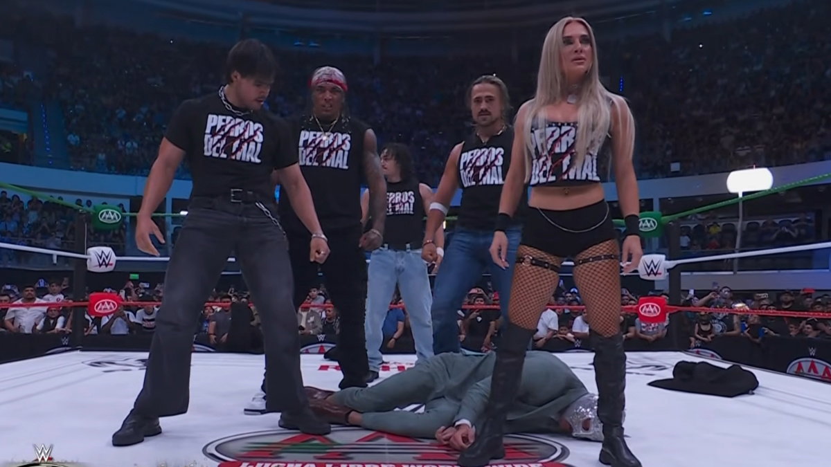Perros Del Mal Faction Reforms In WWE AAA Featuring Karmen Petrovic, Angel, Berto, Bronco Nima & Dag