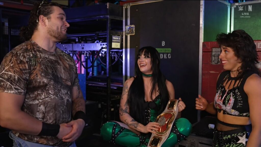 WWE NXT stars Shiloh Hill, Tatum Paxley and Lizzy Rain