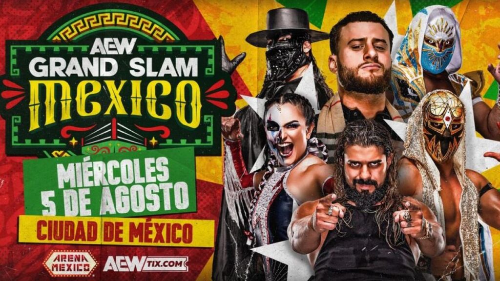 AEW Grand Slam Mexico 2026 To Air Live From Arena Mexico On August 5
