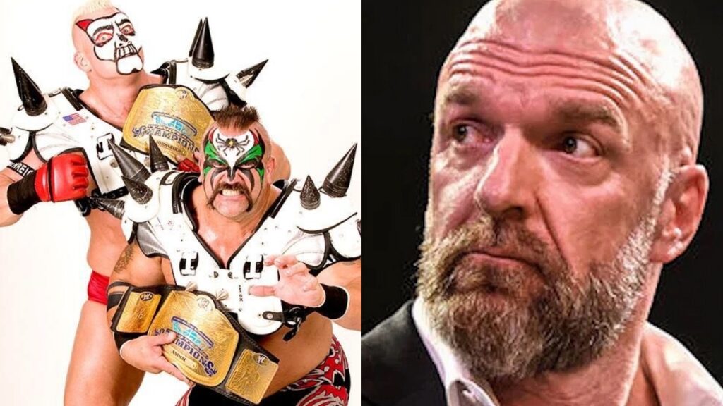 Triple H Did Former WWE Star Heidenreich’s Legion of Doom Skull Face Paint: ‘We Had To Go Ask The Undertaker’