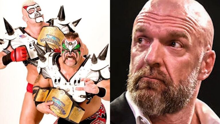 Triple H Did Former WWE Star Heidenreich’s Legion of Doom Skull Face Paint: ‘We Had To Go Ask The Undertaker’
