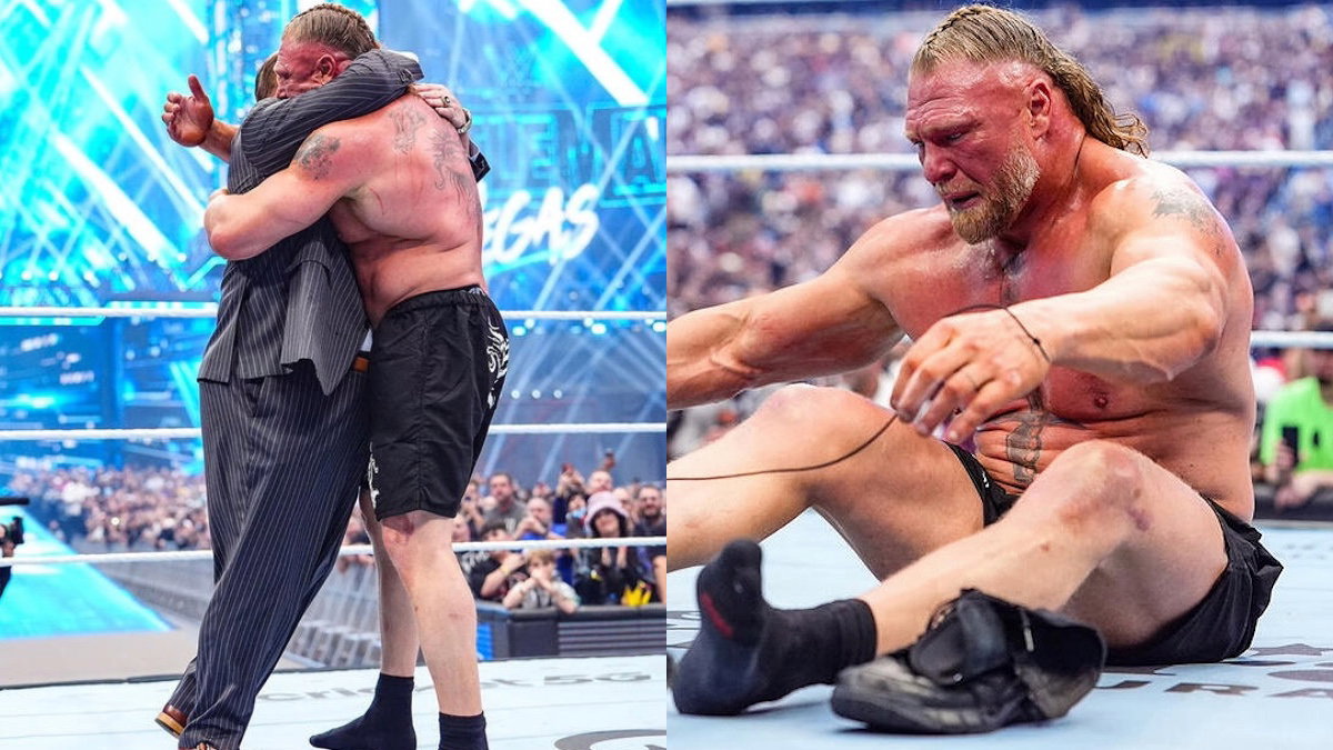 Brock Lesnar walking away is the coldest ending we could ask for