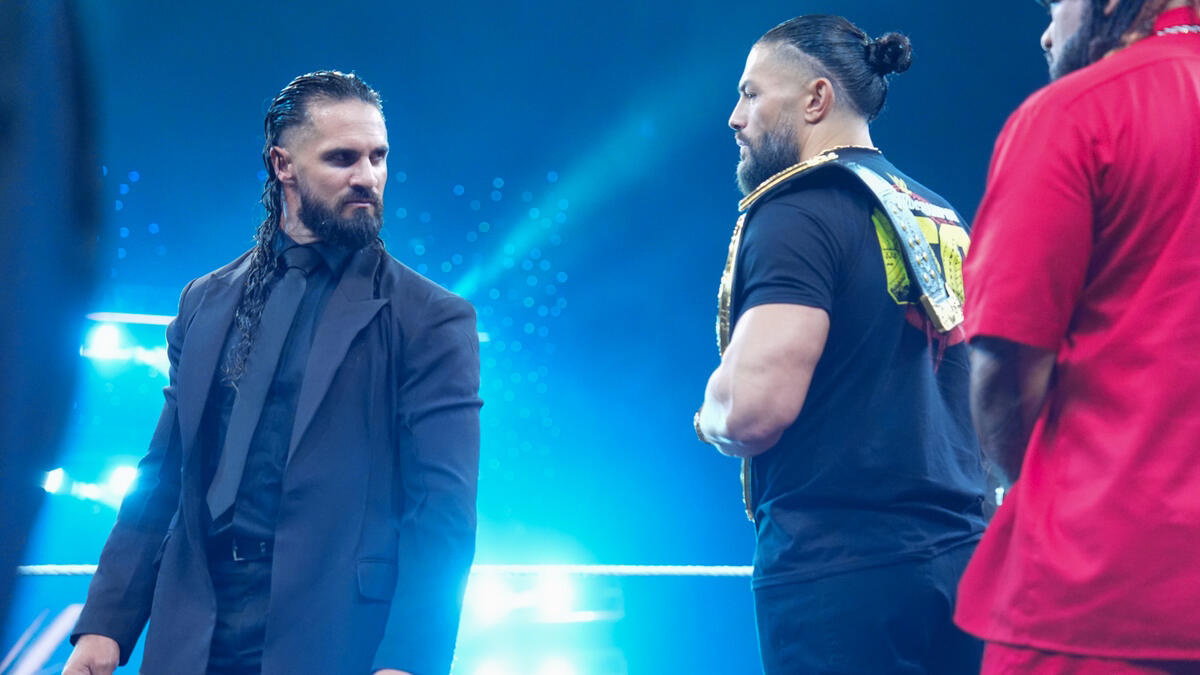 WWE's Roman Reigns and Seth Rollins