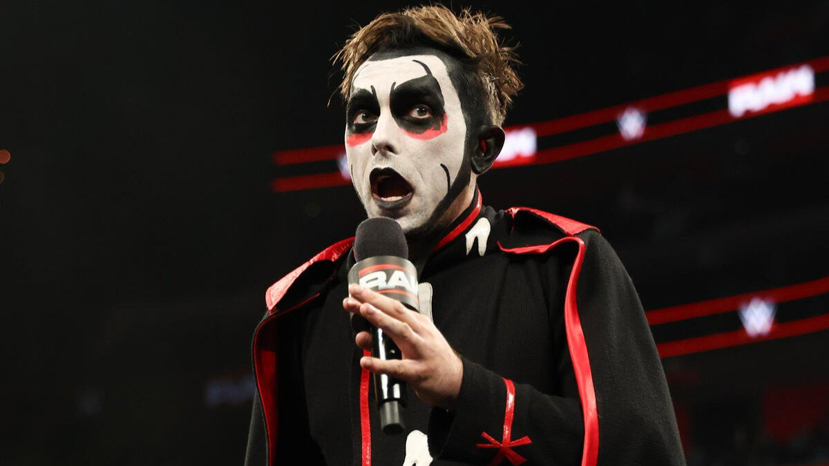 Danhausen on the mic. WWE Raw