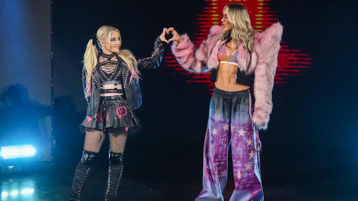 WWE's Alexa Bliss and Charlotte Flair