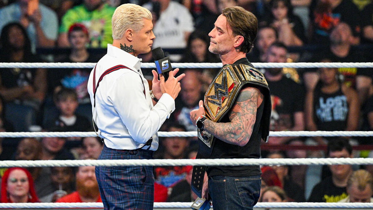 WWE stars Cody Rhodes and CM Punk