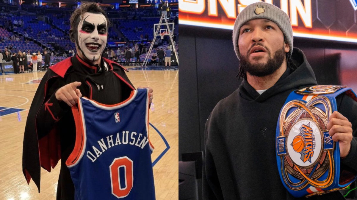 WWE's Danhausen and Jalen Brunson