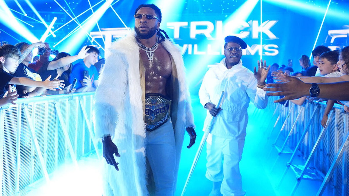 Trick Williams and Lil Yatchy making WWE entrance