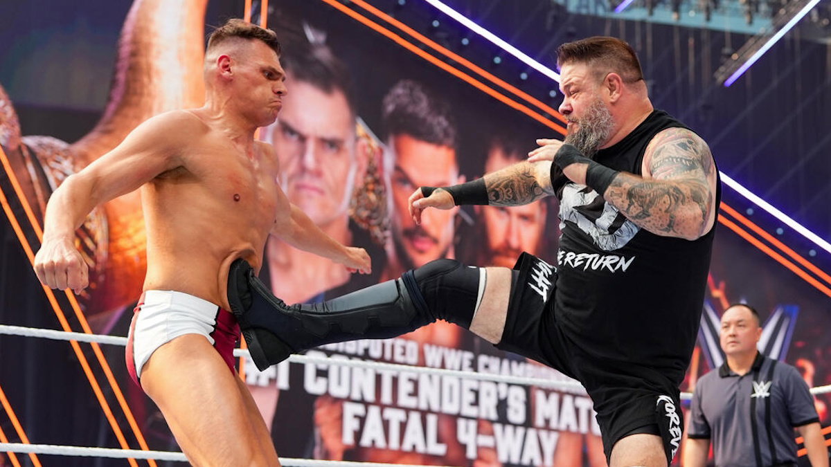 WWE stars GUNTHER and Kevin Owens