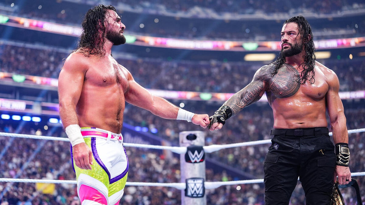 WWE's Seth Rollins and Roman Reigns