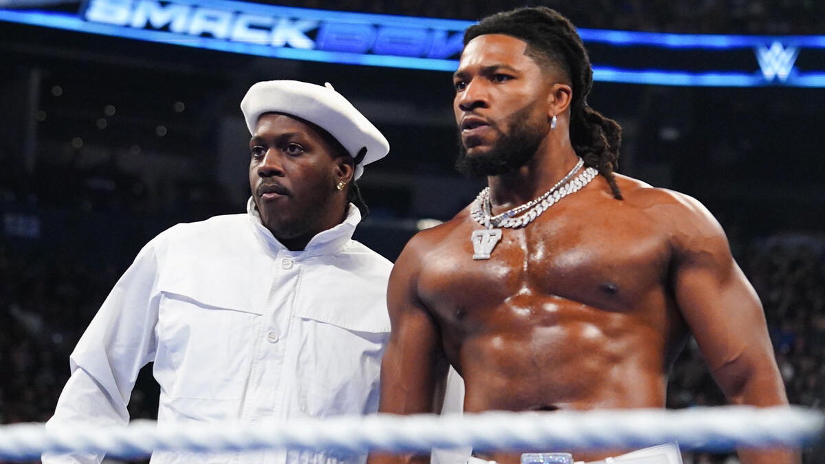WWE star Trick Williams with Lil Yatchy