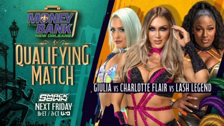 Charlotte Flair vs. Giulia vs. Lash Legend WWE Money In The Bank 2026 Qualifier Winner: Who is most likely to advance to New Orleans on SmackDown?