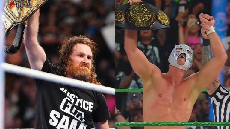 The stories behind all six WWE title changes which took place over the weekend: SmackDown, AAA Triplemanía & more