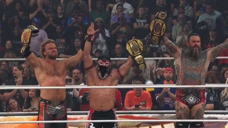 AEW WrestleDream 2026: What Hangman Adam Page & Brodido’s Trios Championship victory tells us about the New Level’s future