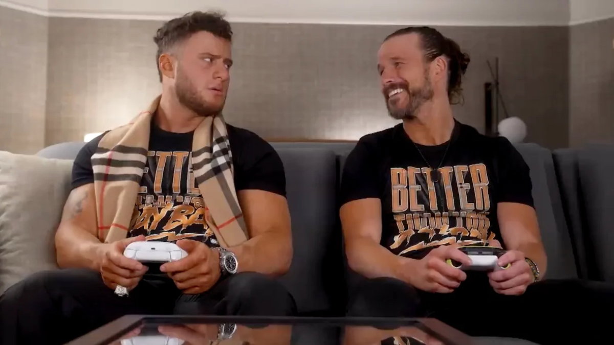 AEW stars MJF and Adam Cole