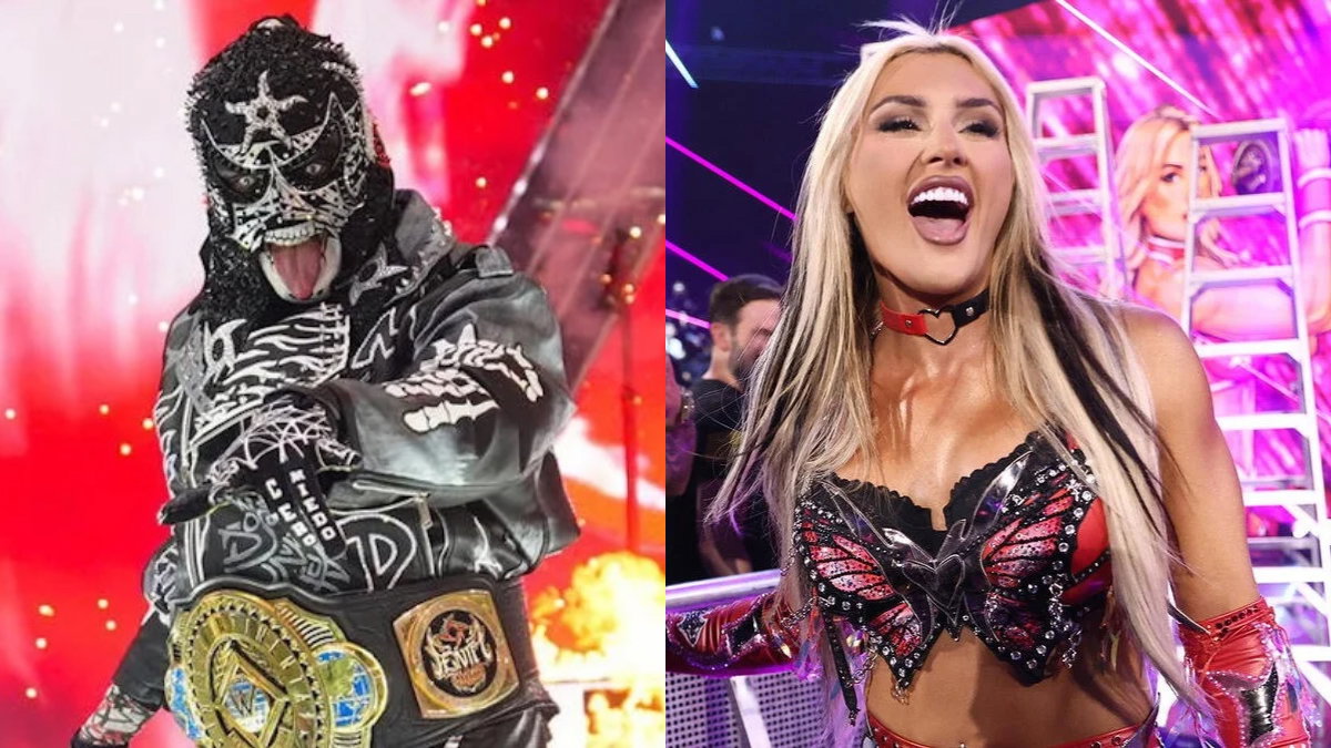 WWE stars PENTA and Tiffany Stratton