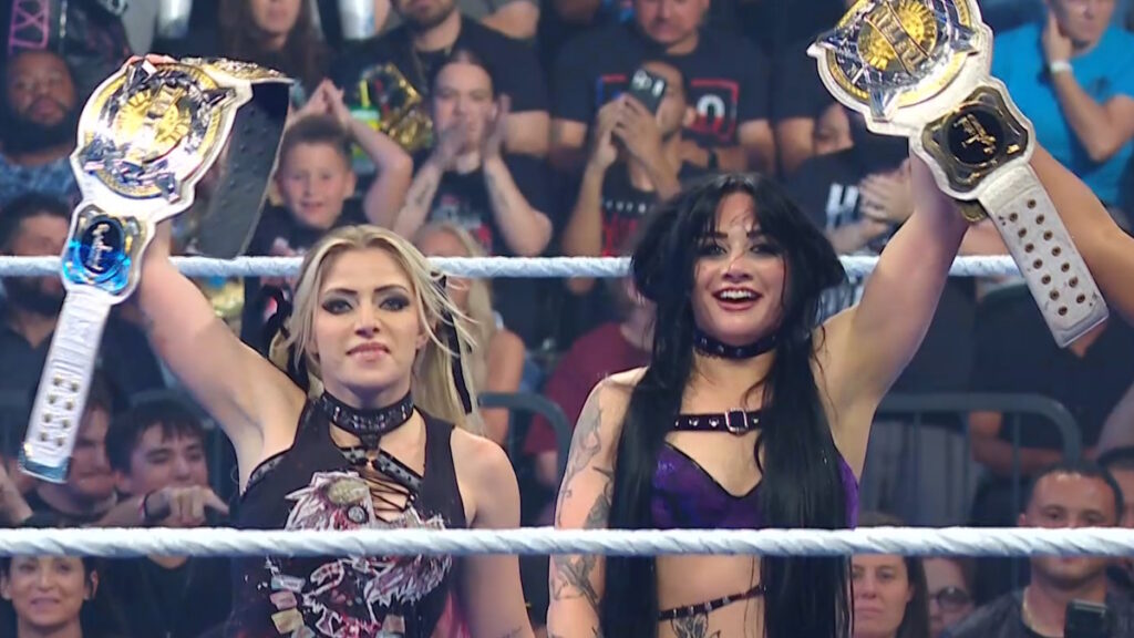 Alexa Bliss & Tatum Paxley win WWE Women’s Tag Team Championship as Bliss replaces Charlotte Flair