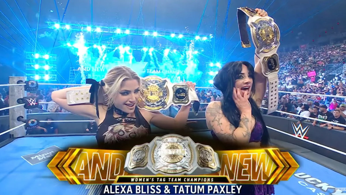 WWE stars Alexa Bliss and& Tatum Paxley