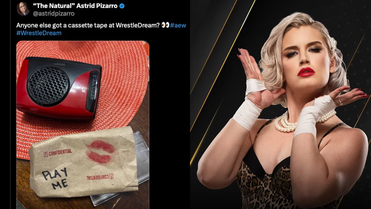 AEW Toni Storm clues of cassette tape and photo of Timeless Toni Storm