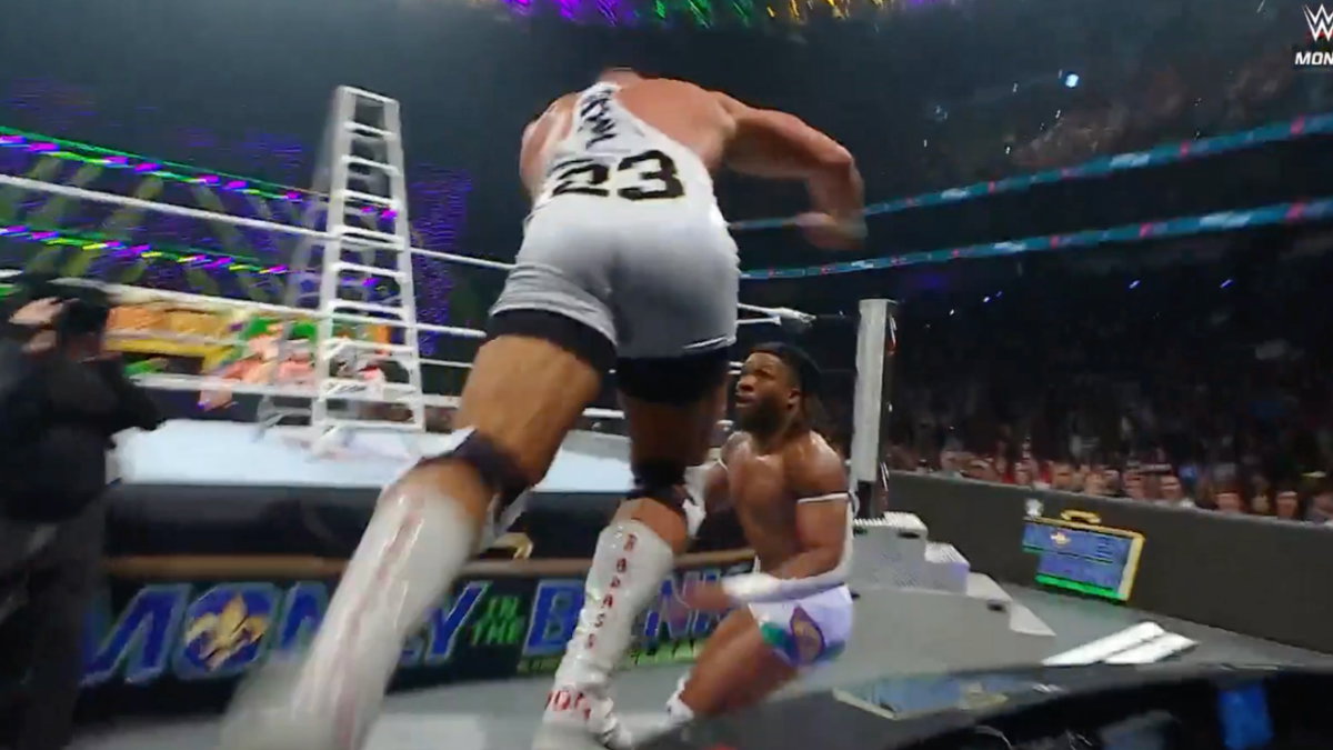Bron Breakker and Trick Williams WWE Money in the Bank 2026