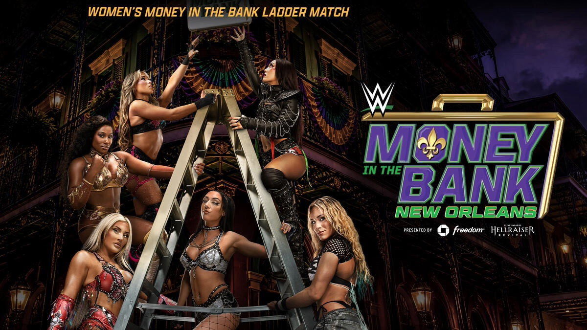 WWE Women's Money in the Bank 2026 graphic